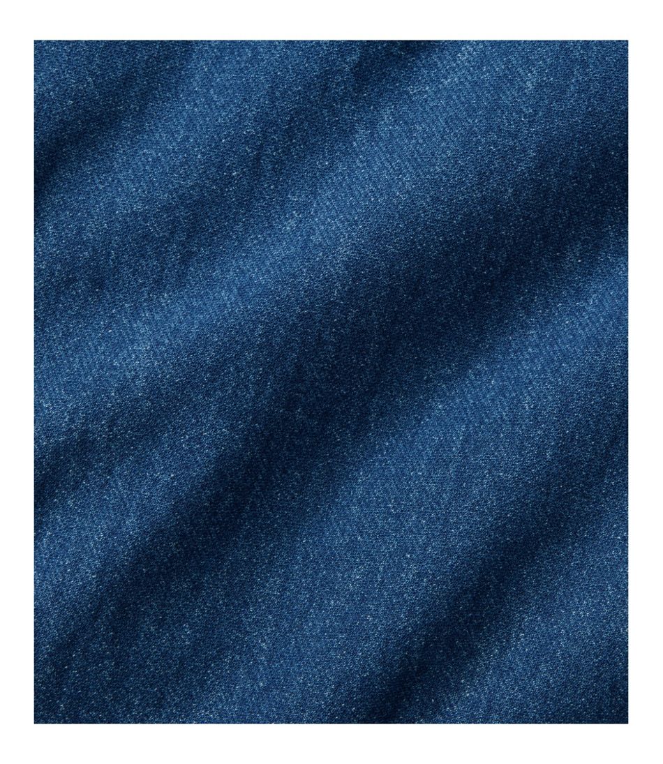 Women's Perfect Fit Pants, Denim Straight-Leg Fleece-Backed