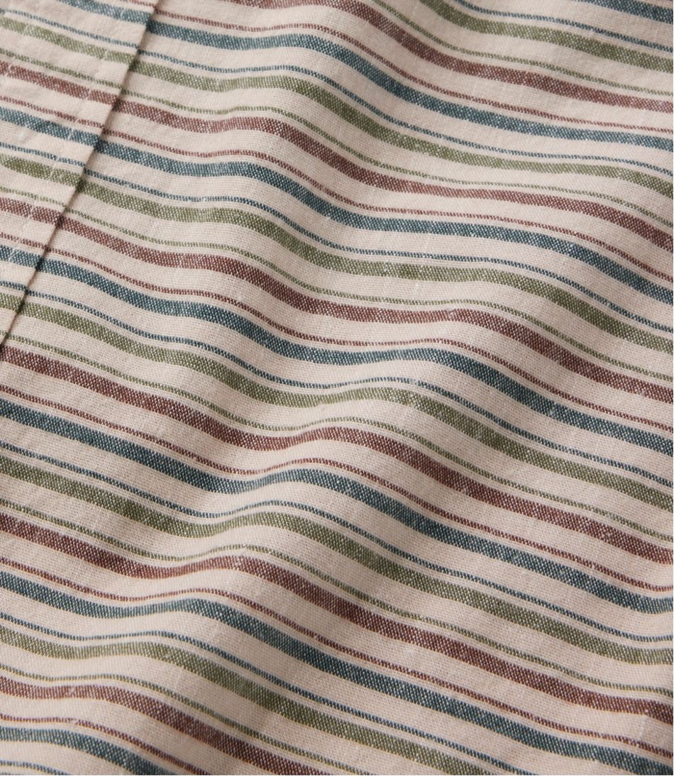 Men's Stonecoast Hemp Shirt, Short-Sleeve, Slightly Fitted Untucked Fit, Stripe