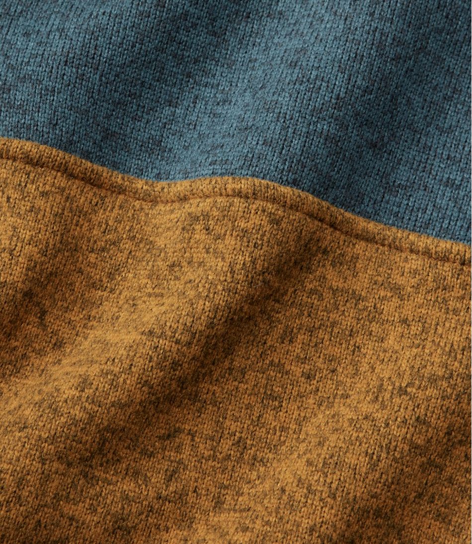 Men's Sweater Fleece Pullover, Colorblock