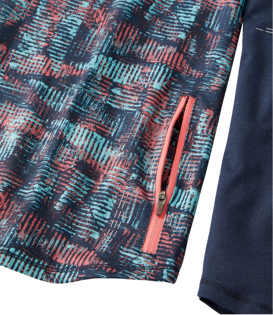 Women's Comfort Cycling Jersey, Long-Sleeve Print