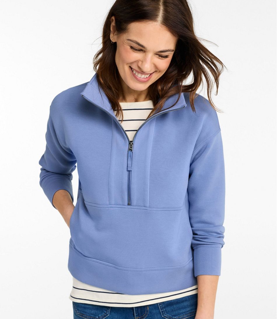 Women's CloudSoft Top, Half-Zip Pullover