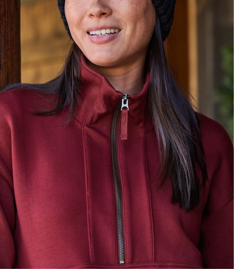 Women's CloudSoft Top, Half-Zip Pullover