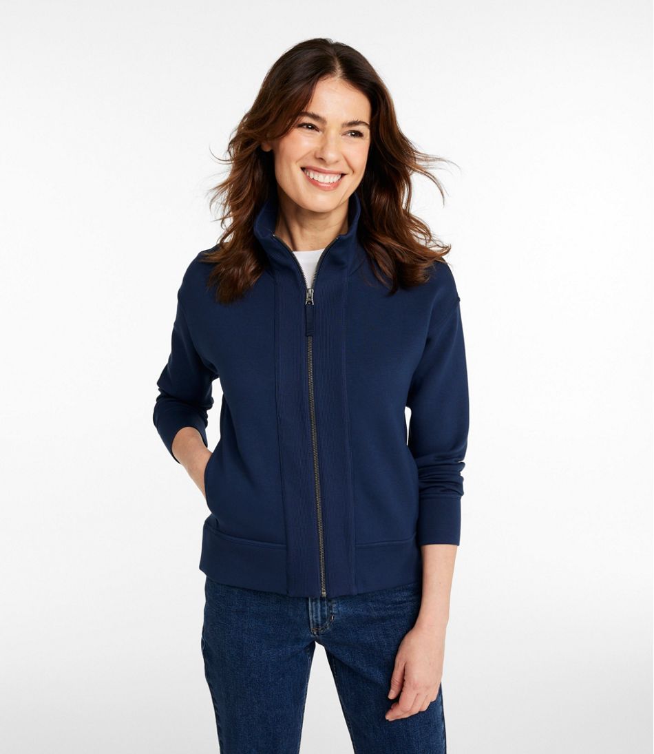 Women's CloudSoft Top, Full-Zip
