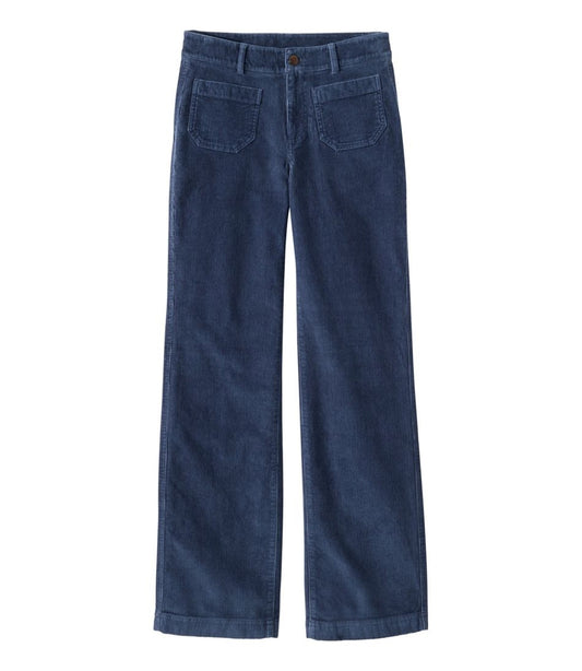 Women's 207 Vintage Corduroy Patch Pocket Pants, Mid-Rise Wide Straight-Leg