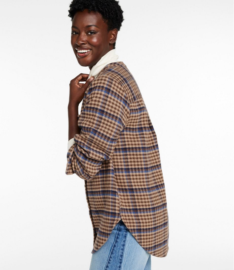 Women's Signature 1933 Collarless Chamois Tunic, Plaid
