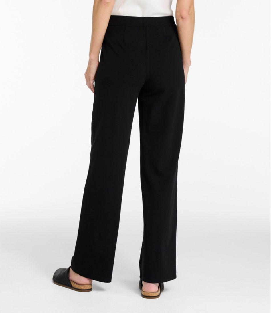 Women's Perfect Fit Pants, Wide Straight-Leg