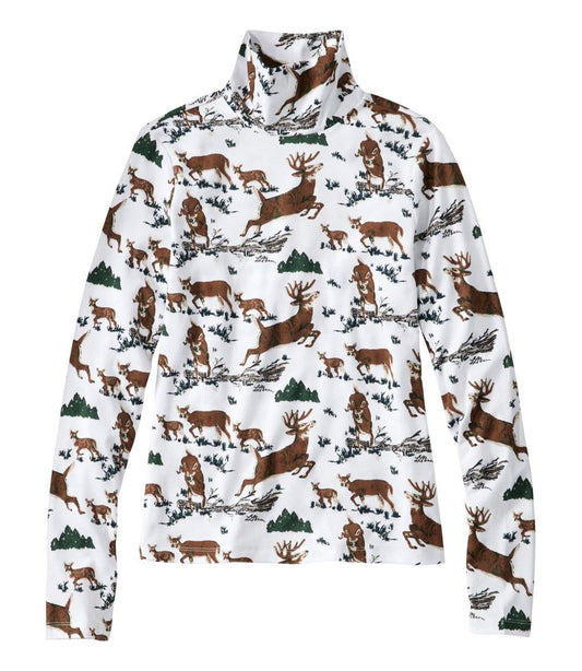 Women's Signature Lightweight Cotton Turtleneck, Novelty