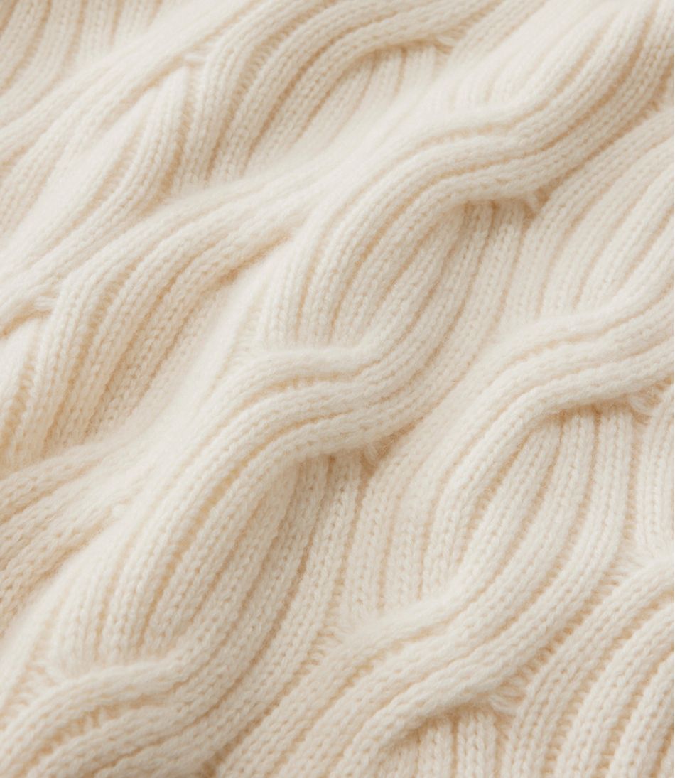 Women's Signature Premium Cashmere Cable Sweaters, Mockneck