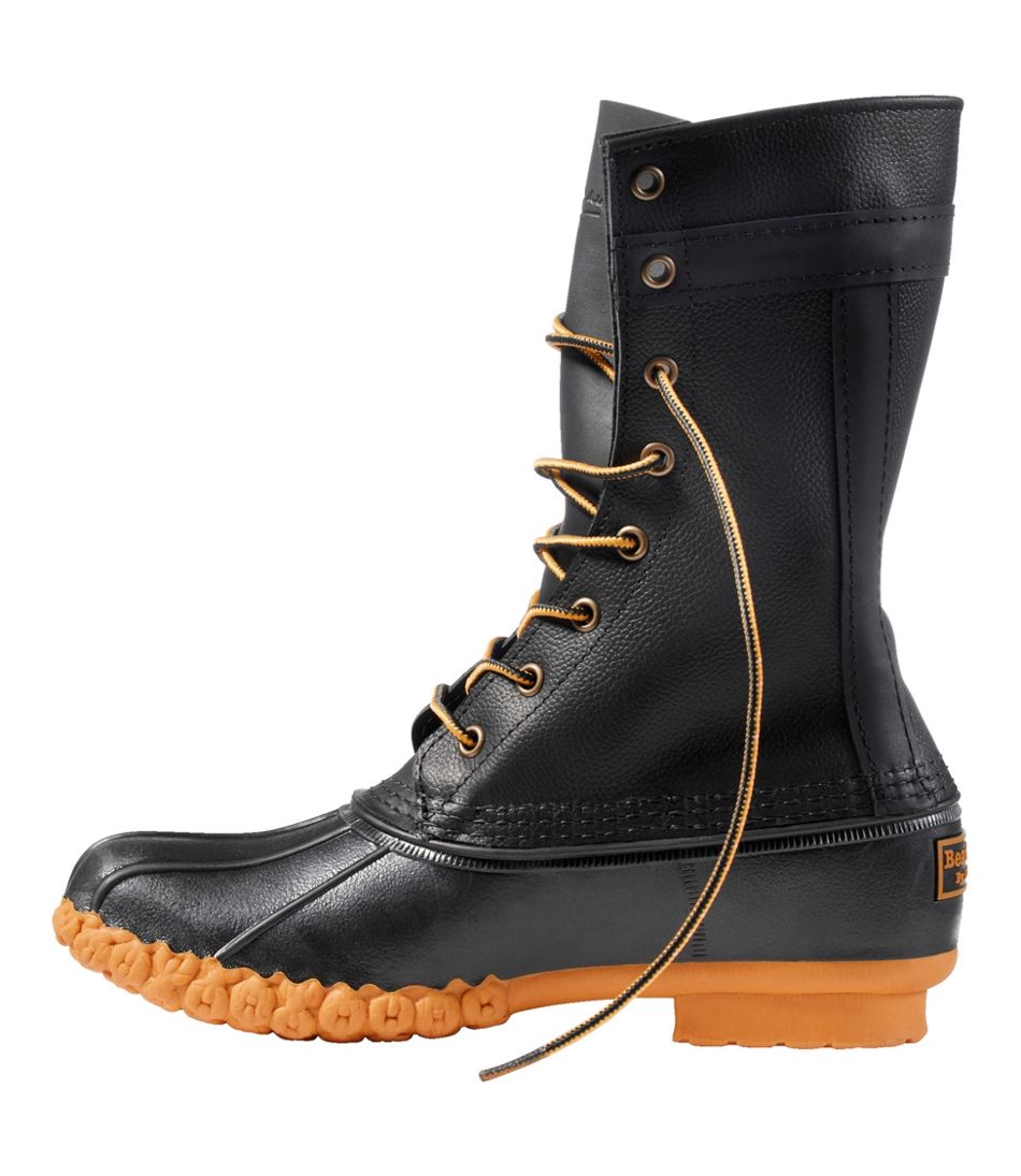Women's Signature Bean Boots, 11" Cruiser Leather