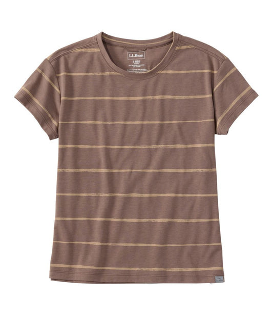 Women's Mountainside Crewneck Tee, Short-Sleeve Stripe