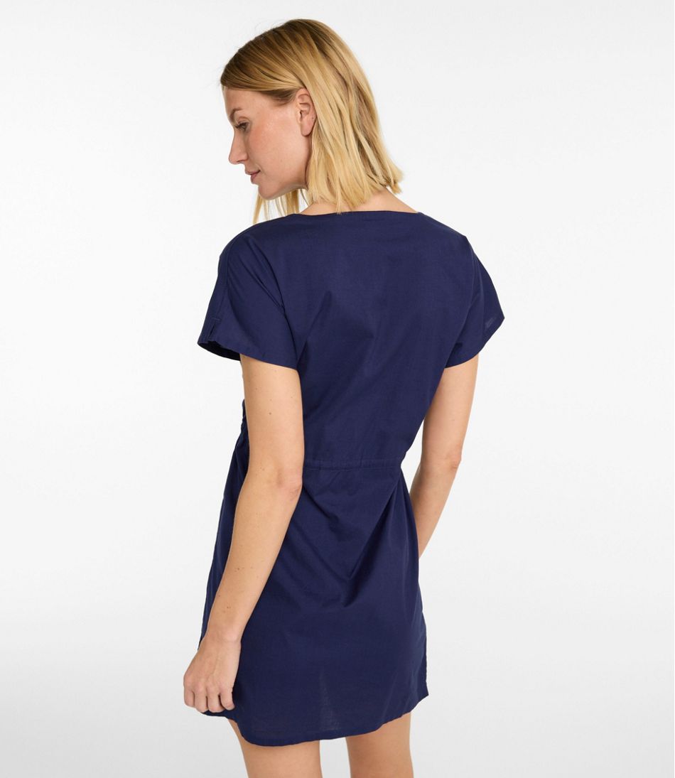 Women's Coastal Cotton Cover-Up Caftan