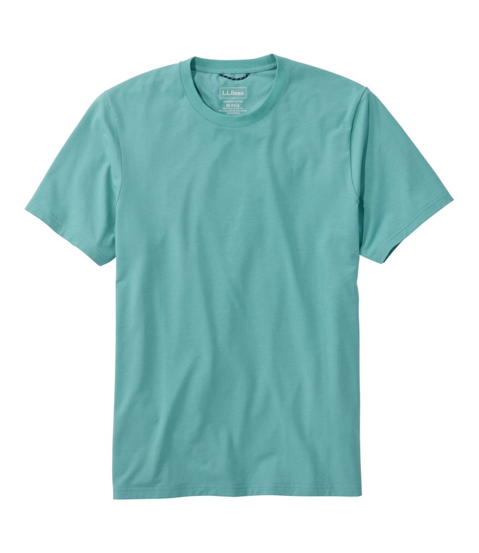 Men's Comfort Stretch Performance® Pima Tee, Short-Sleeve Without Pocket