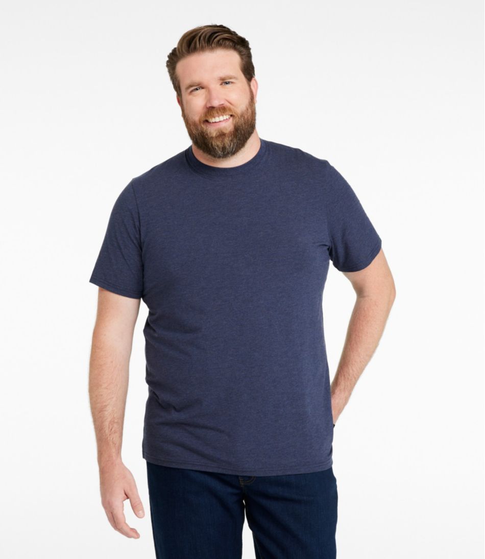 Men's Comfort Stretch Performance® Pima Tee, Short-Sleeve Without Pocket