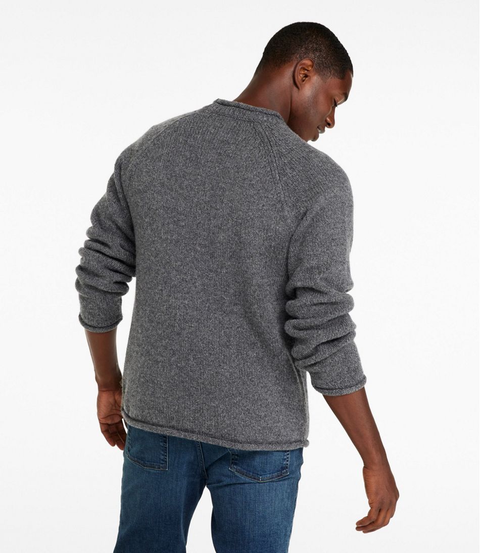 Men's Bean's Classic Ragg Wool Sweater, Rollneck