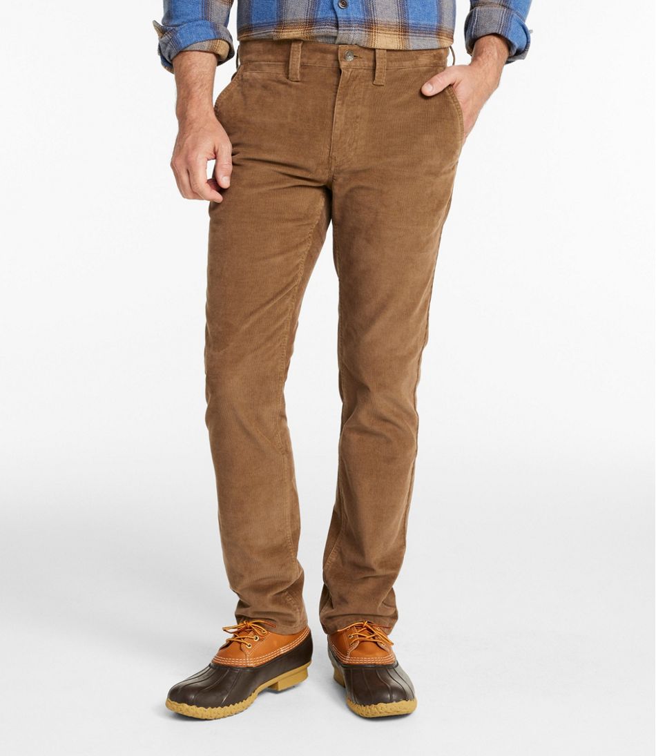 Men's BeanFlex® Corduroy Pants, Chinos, Standard Fit, Straight Leg