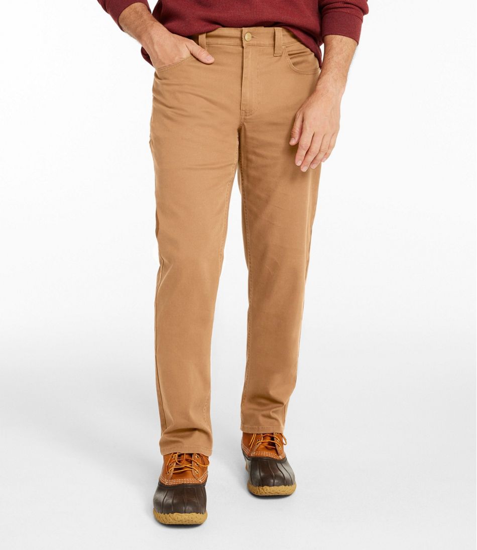 Men's BeanFlex® Performance Canvas Pants, Five-Pocket, Standard Fit, Straight Leg