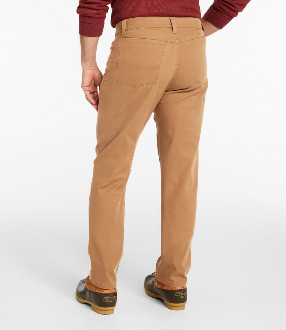 Men's BeanFlex® Performance Canvas Pants, Five-Pocket, Standard Fit, Straight Leg