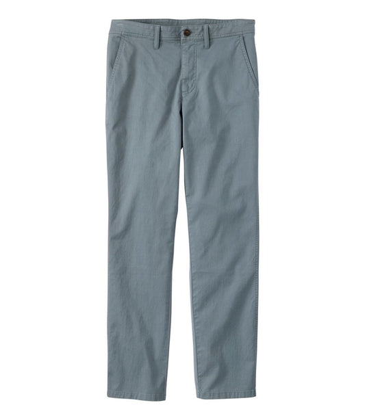 Men's Sunwashed Khaki Pants, Standard Fit, Straight Leg