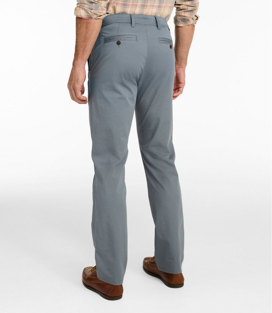 Men's Sunwashed Khaki Pants, Standard Fit, Straight Leg