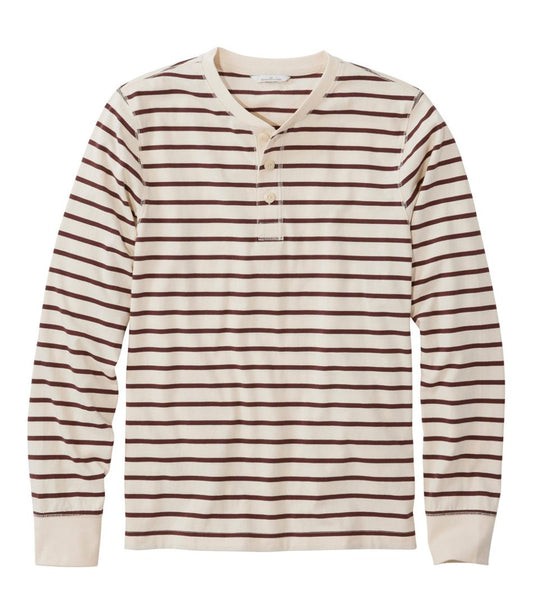 Men's Signature Northwoods Henley, Long-Sleeve, Stripe
