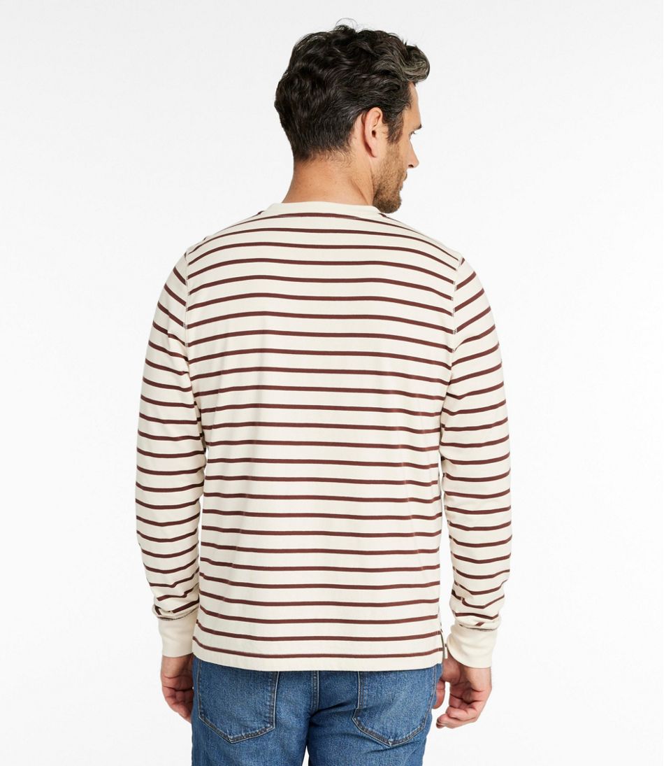 Men's Signature Northwoods Henley, Long-Sleeve, Stripe