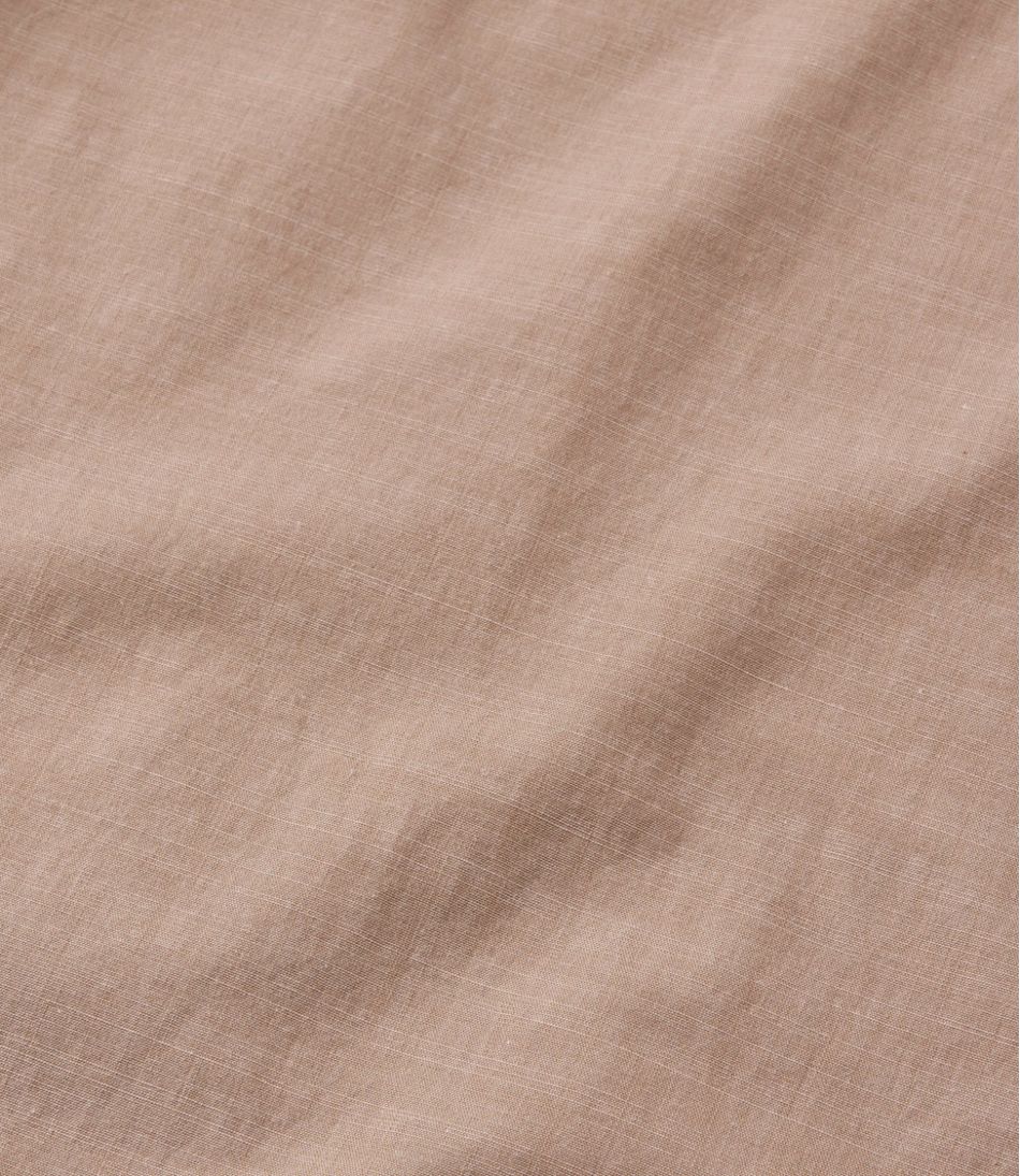 Men's Comfort Stretch Performance® Chambray Shirt, Short-Sleeve, Slightly Fitted Untucked Fit