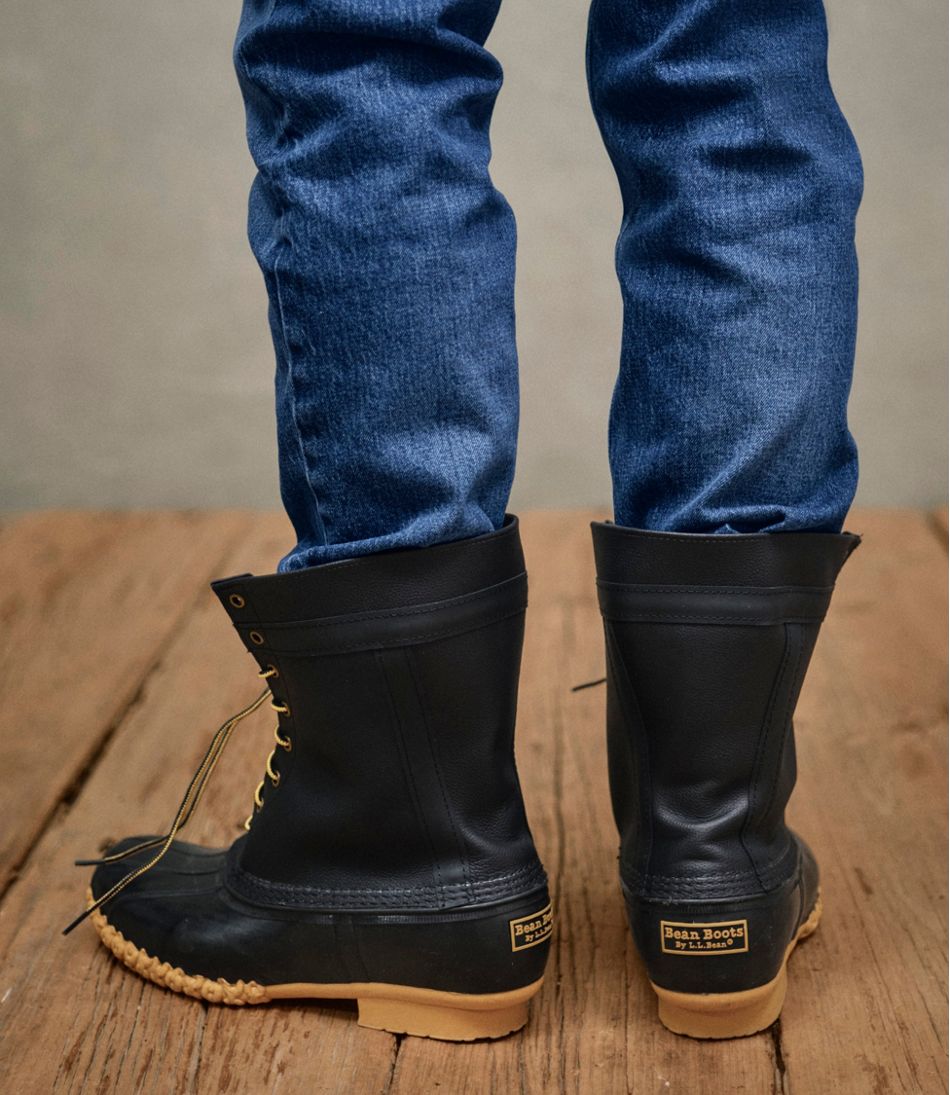 Men's Signature Bean Boots, 11" Cruiser Leather