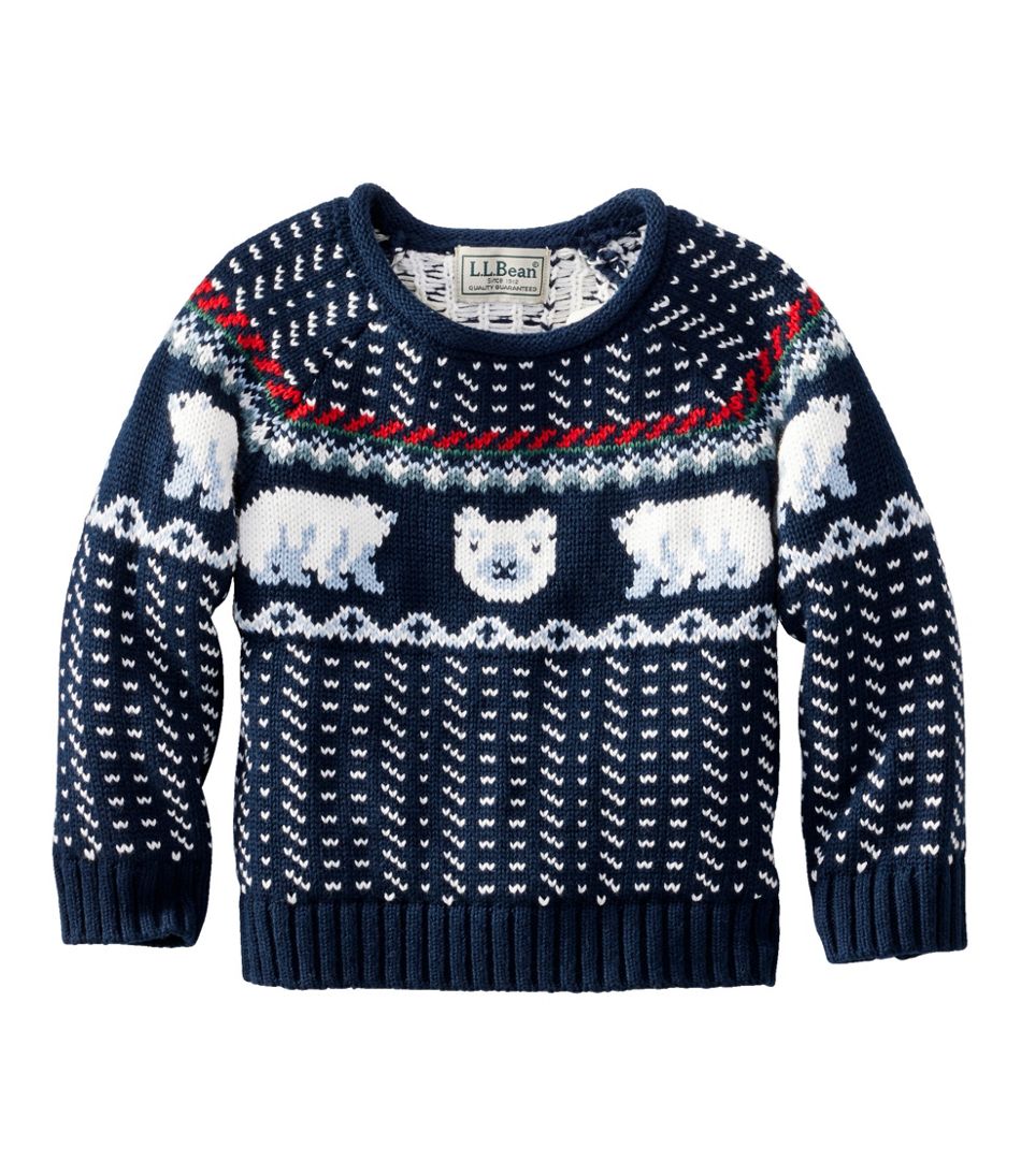 Infants' and Toddlers' Cotton Rollneck Sweater