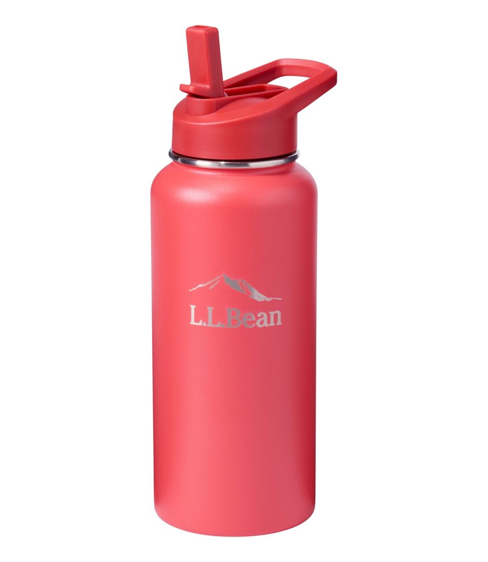 Bean Canteen Insulated Straw Water Bottle, 32 oz.