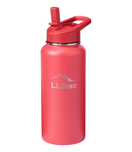 Bean Canteen Insulated Straw Water Bottle, 32 oz.