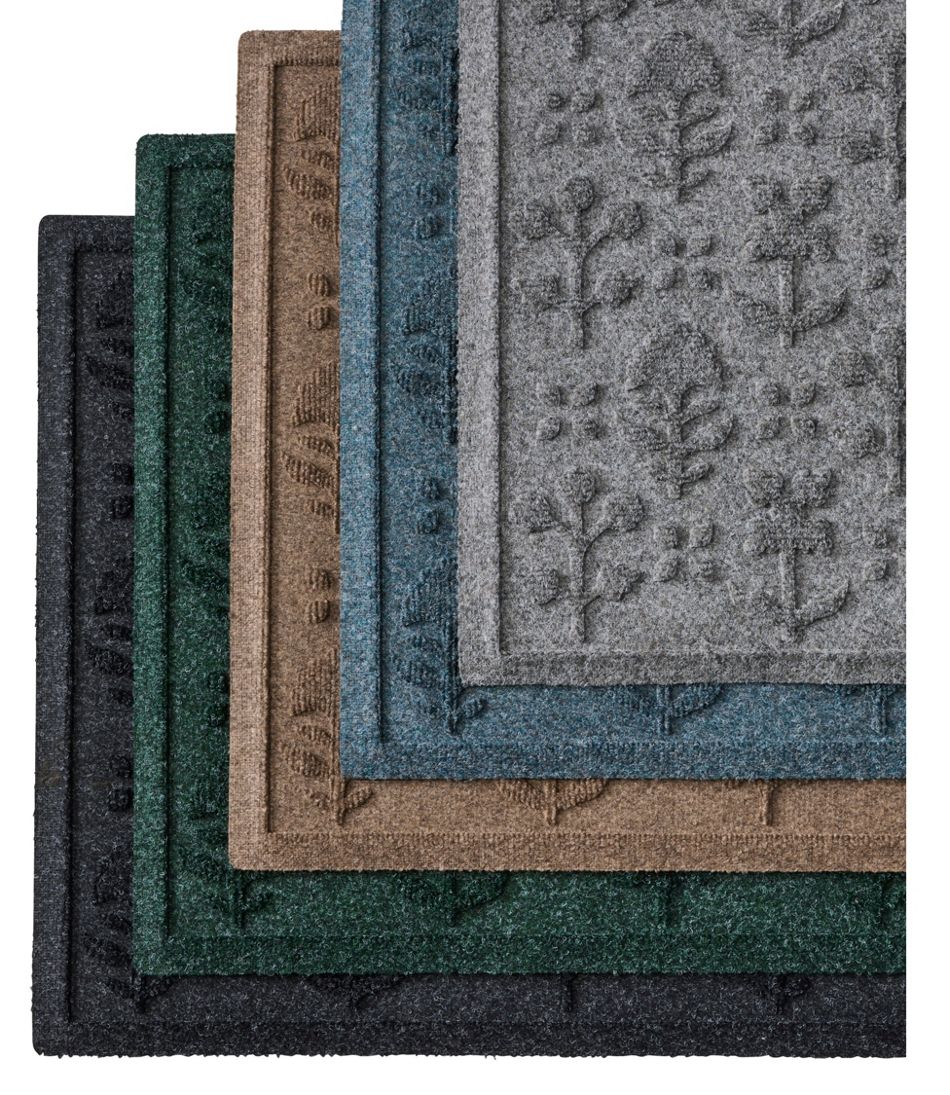 Everyspace Recycled Waterhog Doormat, Botanical Floral