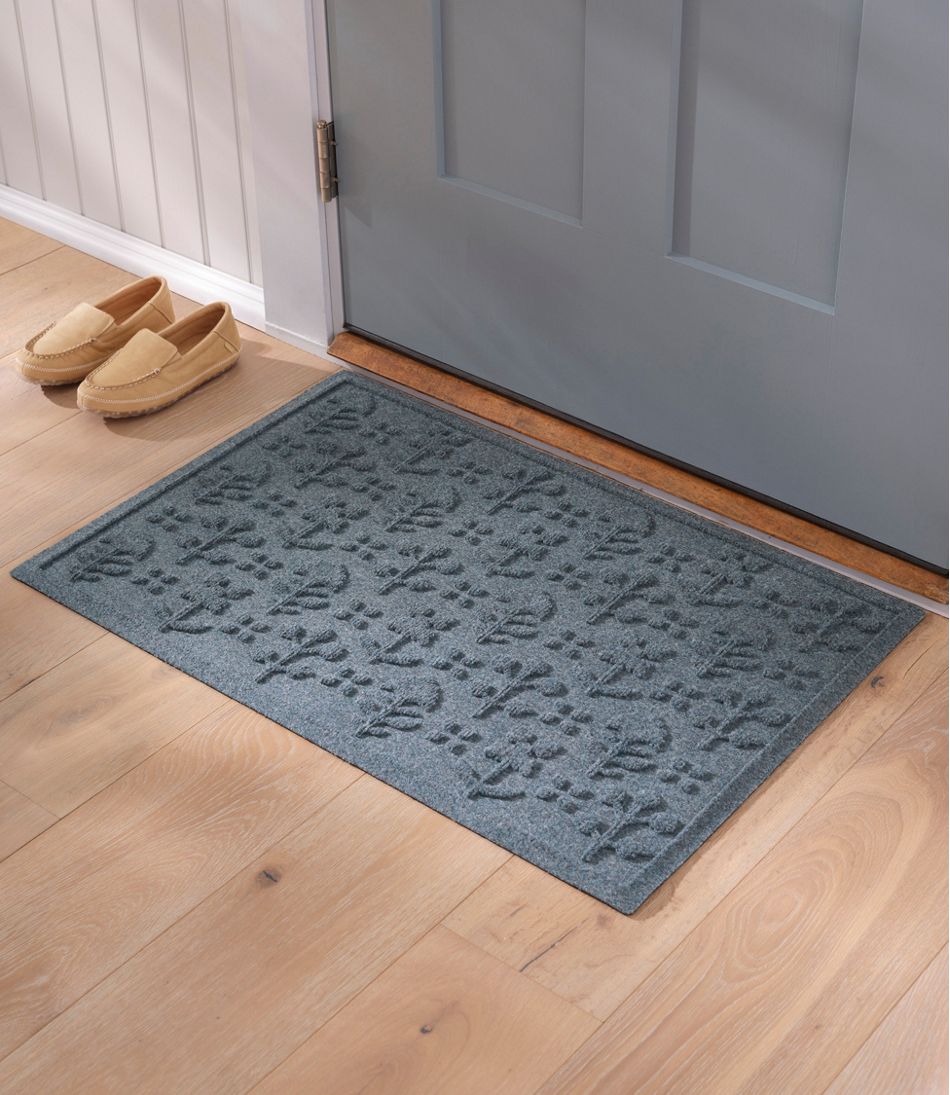 Everyspace Recycled Waterhog Doormat, Botanical Floral