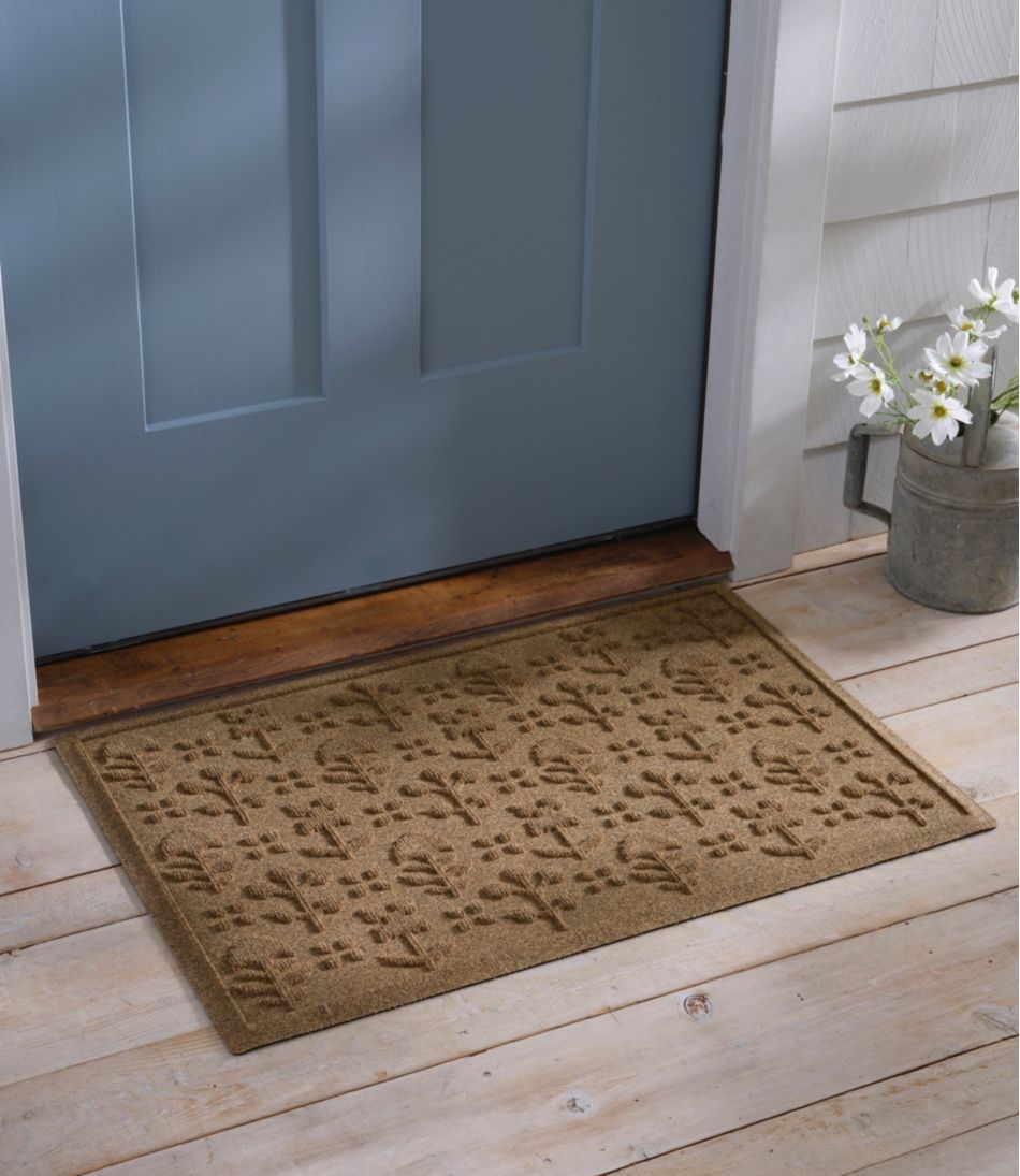 Everyspace Recycled Waterhog Doormat, Botanical Floral