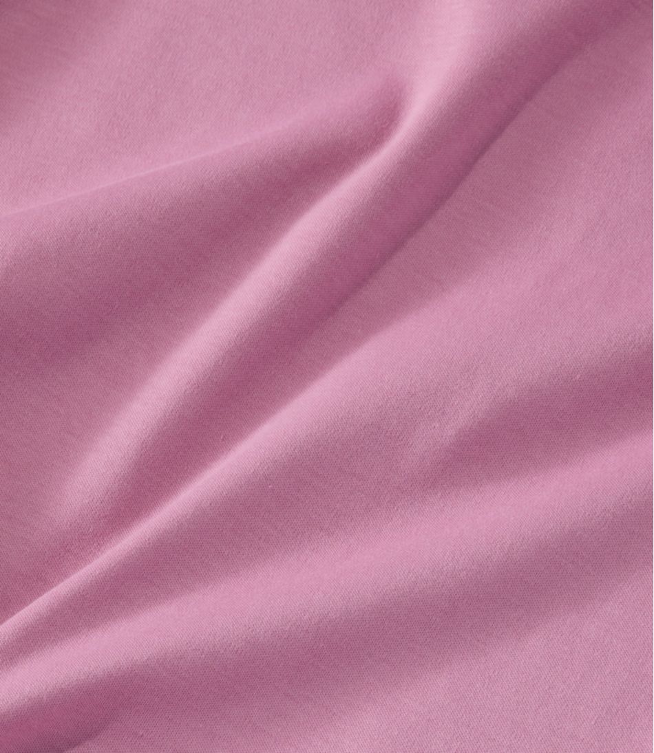 Women's Pima Cotton Shaped V-Neck, Short-Sleeve