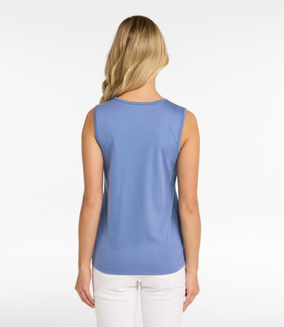 Women's Pima Cotton Tee, Shell