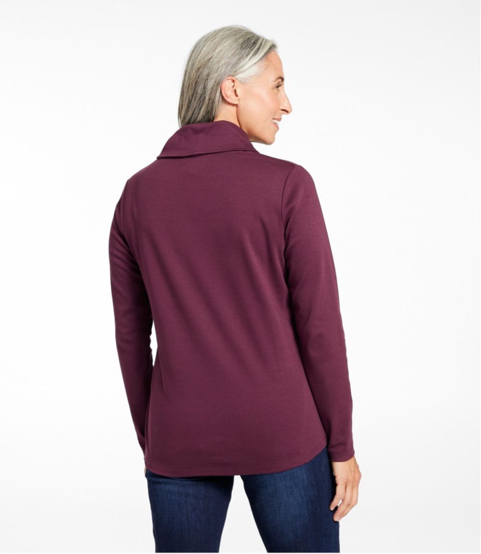 Women's Pullover, Long-Sleeve Shawl Collar
