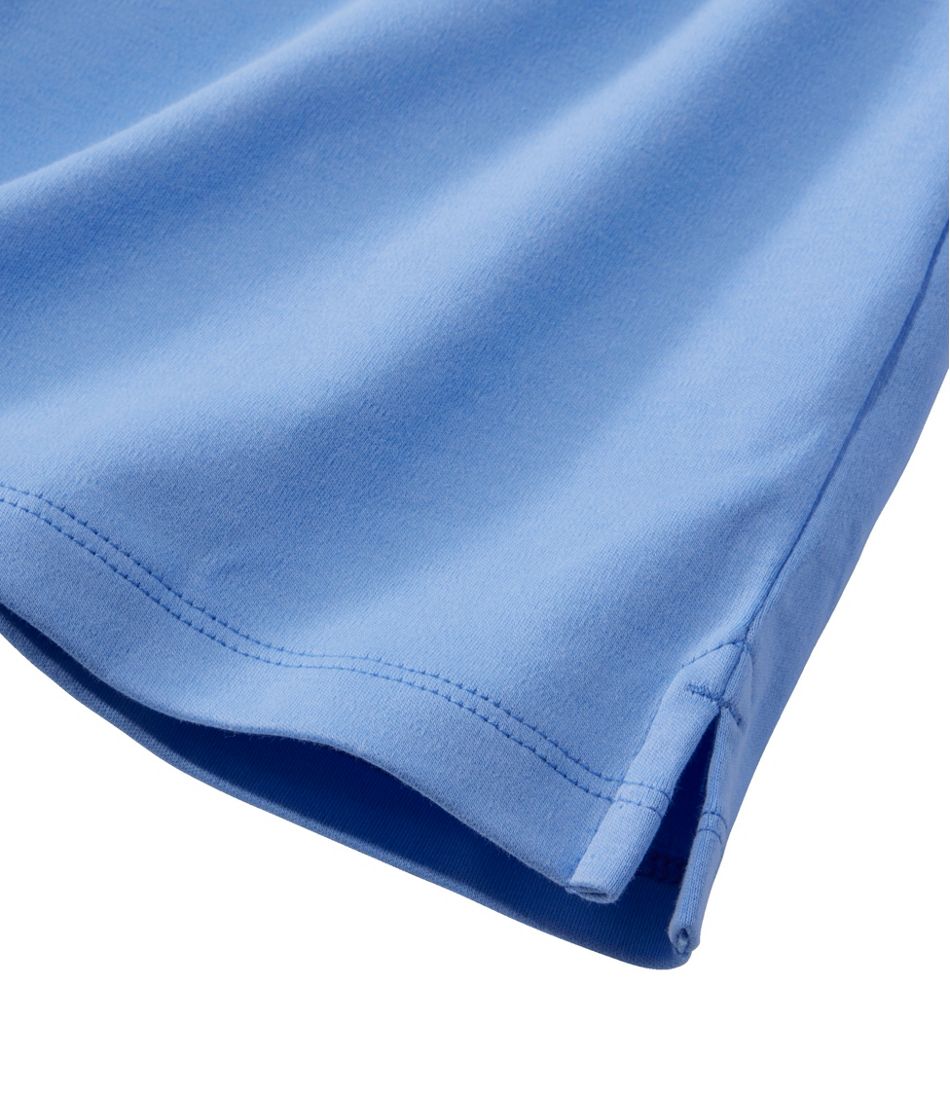 Women's Tee, Three-Quarter-Sleeve Splitneck Tunic