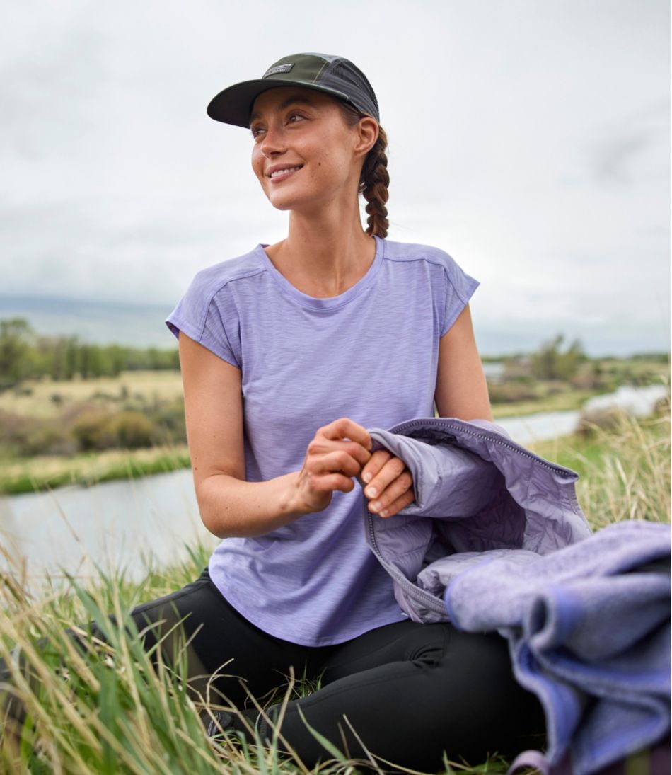 Women's Streamside Tee, Short-Sleeve Ruched Crew