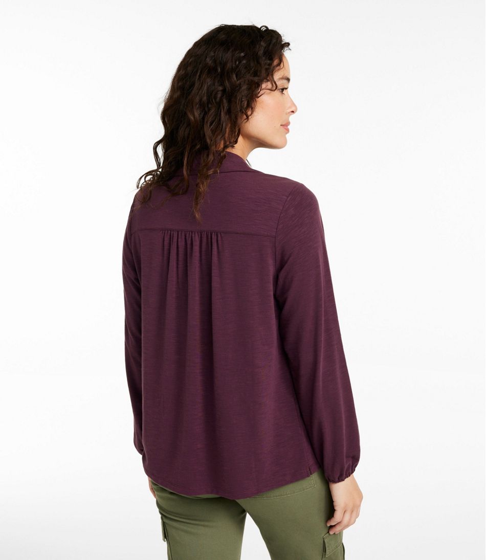 Camden Hills Tee, Button-Front Shirt