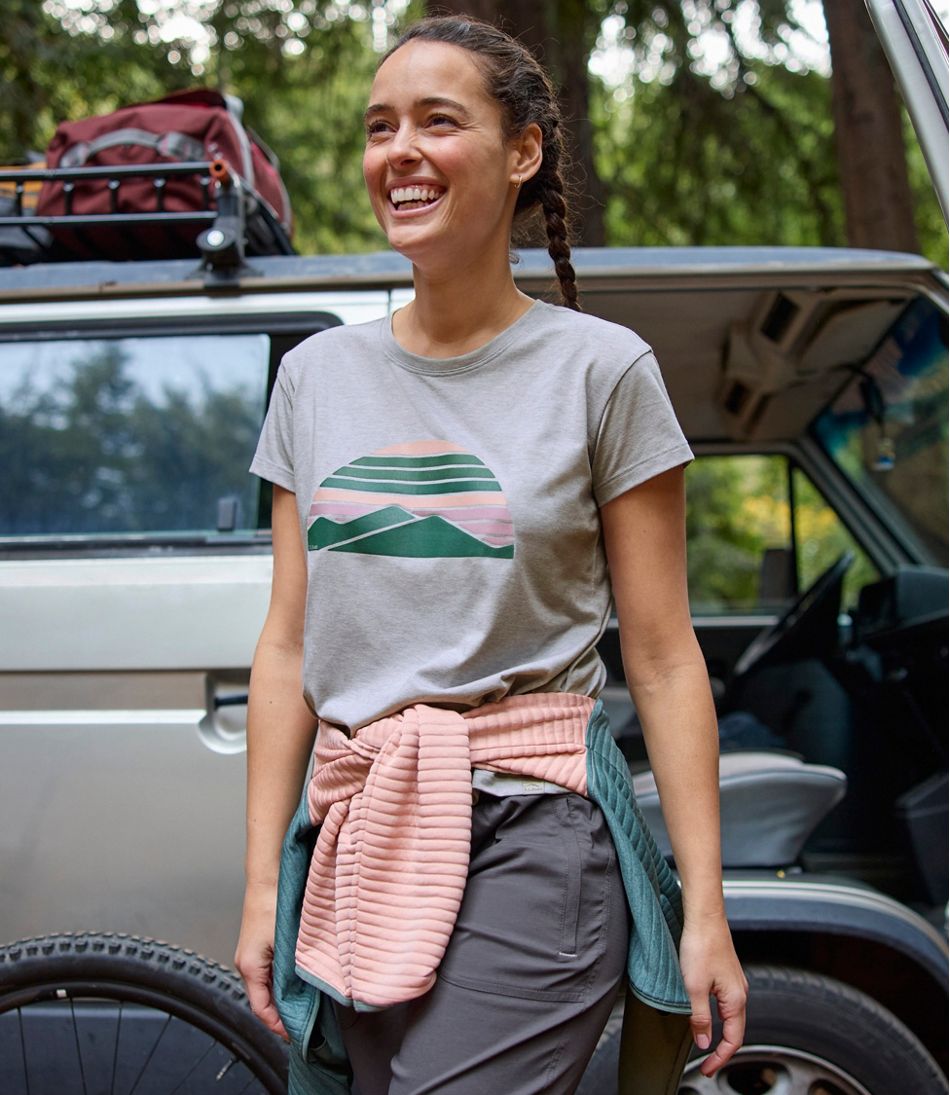 Women's Vista Camp Tee, Short-Sleeve Graphic Crew