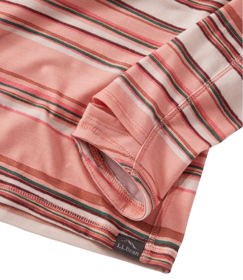 Women's Everyday SunSmart® Tee, Crewneck Long-Sleeve Stripe