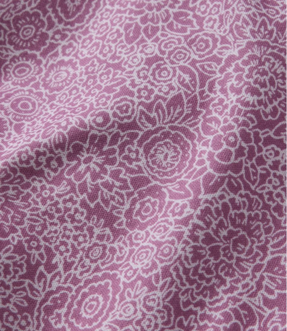 Women's Tee, Short-Sleeve Notch-Neck Print