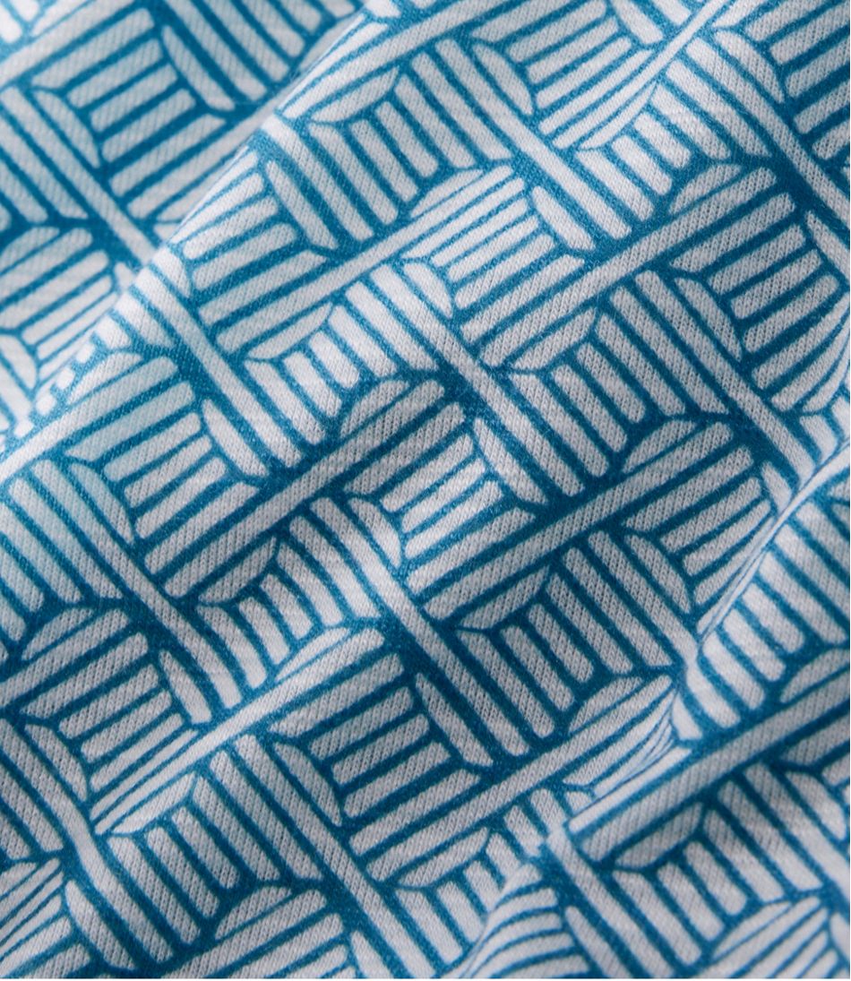 Women's Streamside Tee, Short-Sleeve Splitneck Print