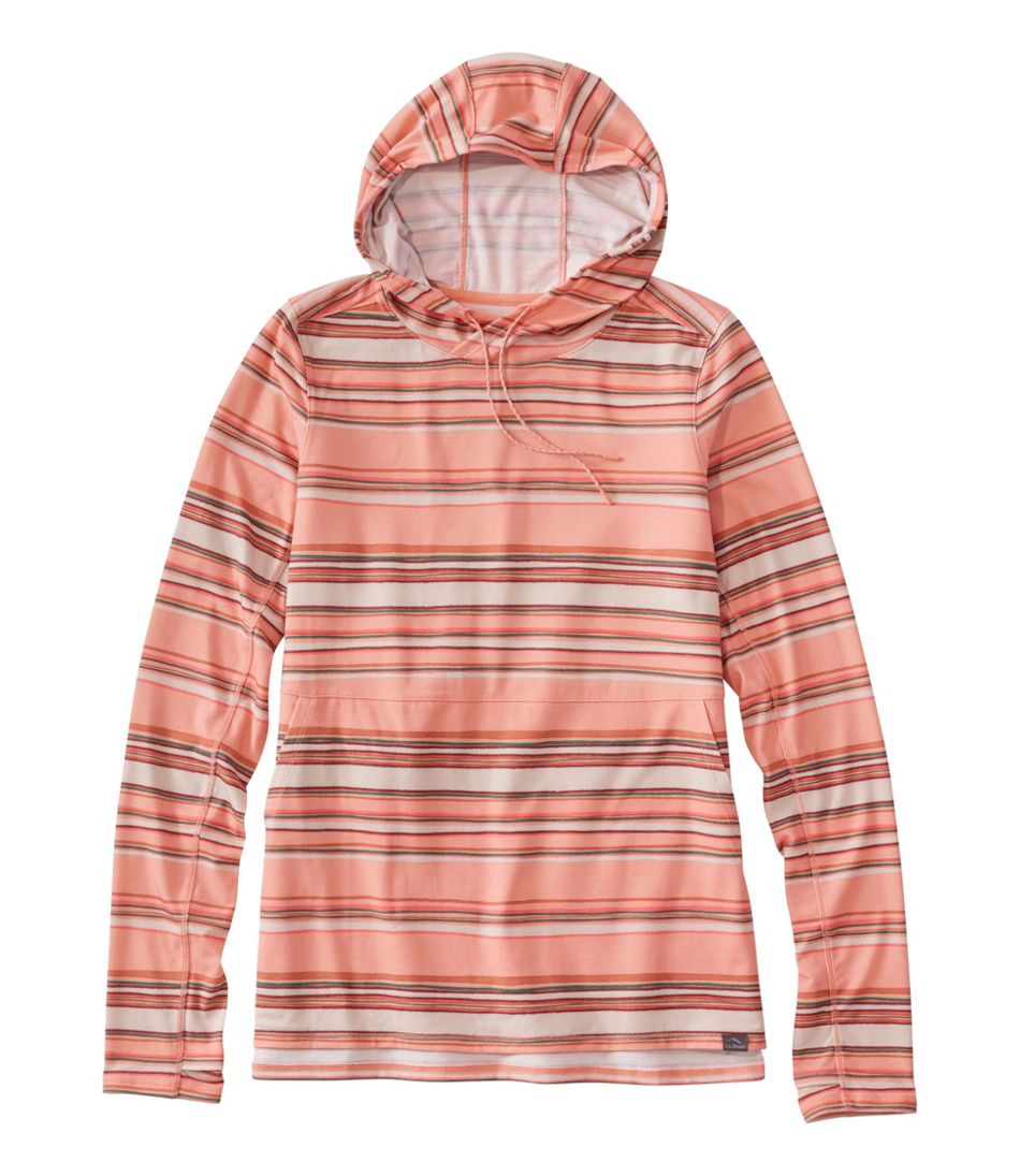 Women's Everyday SunSmart® Hooded Pullover, Long-Sleeve Stripe