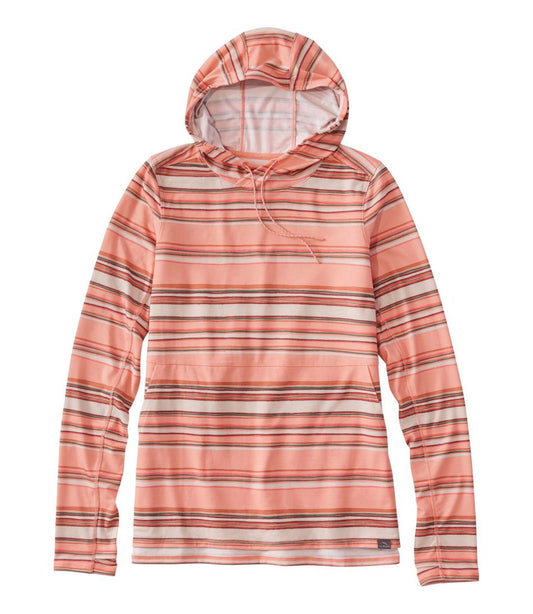 Women's Everyday SunSmart® Hooded Pullover, Long-Sleeve Stripe