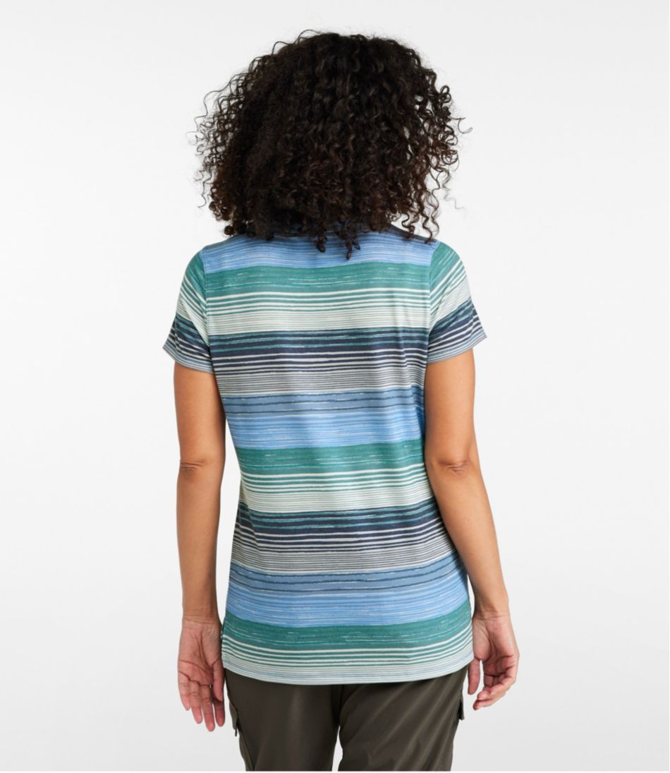 Women's Everyday SunSmart® Tee, Short-Sleeve Stripe