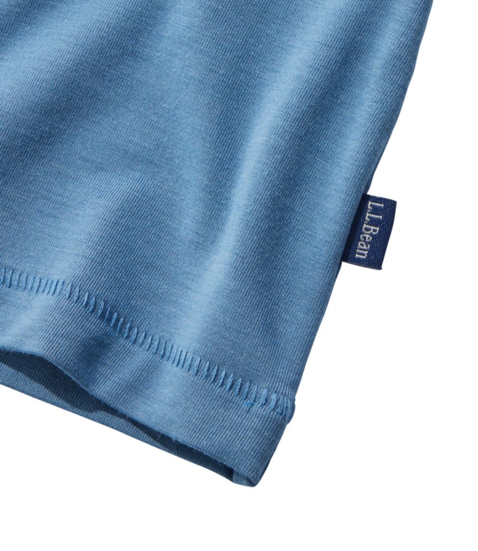 Women's Soft Stretch Supima-Blend Tee, Short-Sleeve V-Neck