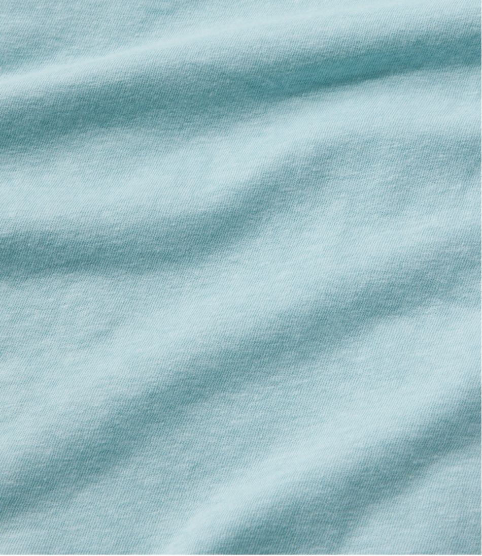 Women's Linen/Cotton Tee, Three-Quarter-Sleeve Splitneck Polo