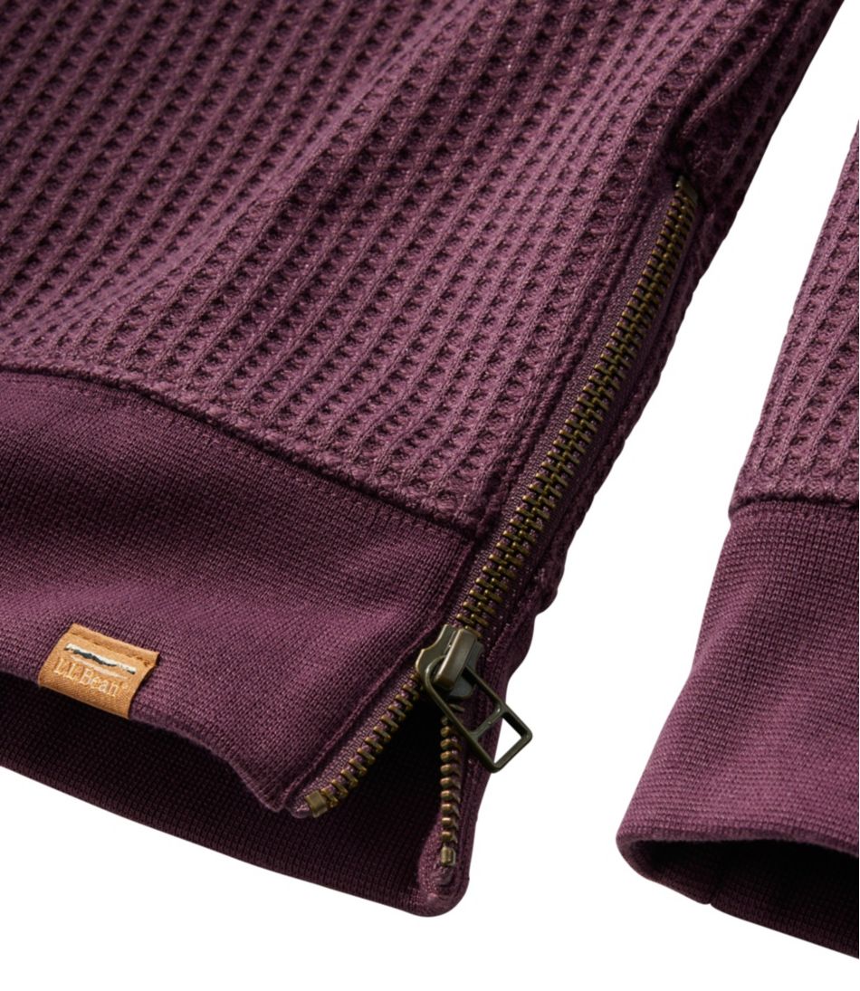 Women's Birchwood Brushed Waffle Top, Crewneck
