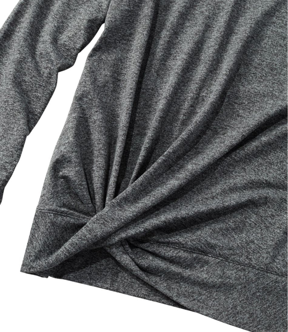 Women's VentureSoft Twist-Front Top, Long-Sleeve